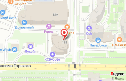 А1 ГРУПП на проспекте Максима Горького на карте