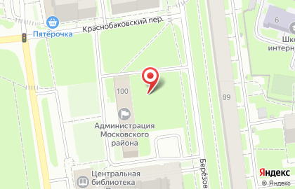 Управление образования, Администрация Московского района на карте