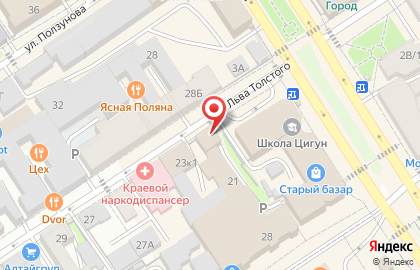 Магазин Твой инструмент на улице Льва Толстого на карте