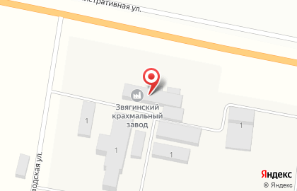 ЗКЗ, ООО Звягинский Крахмальный Завод на карте