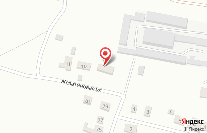 Участковая избирательная комиссия №733 на улице Желатиновой на карте
