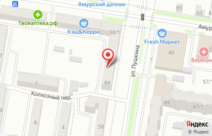 Компания Авантаж на улице Пушкина на карте
