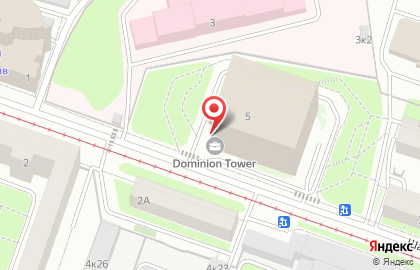 Бизнес-центр Dominion Tower на карте