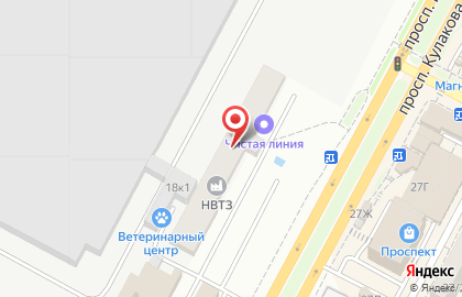 Производственная компания Тегра на проспекте Кулакова на карте