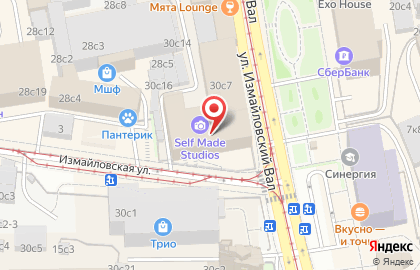 Фавор на Измайловской площади на карте