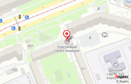 Участковый пункт полиции №3, Отдел полиции №3 на карте