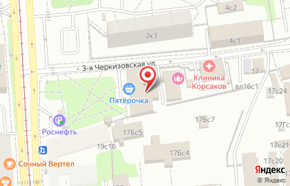 Ситимаркет на Преображенской площади (ул Преображенский Вал) на карте