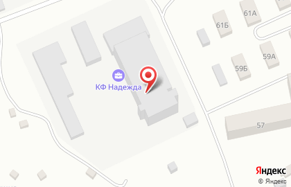 Кондитерская фабрика Надежда на Юрьевской улице на карте