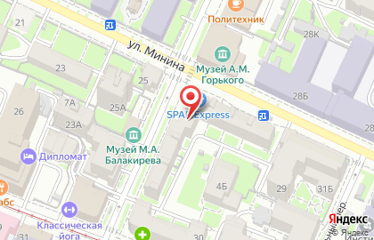 Парикмахерская КУЛЬТУРА в Нижегородском районе на карте