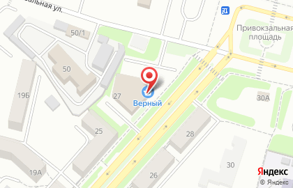 Супермаркет Верный в Каменск-Уральском на карте