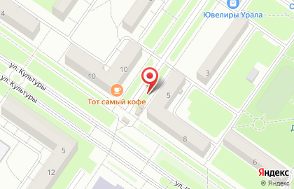 Киоск по продаже хлебобулочных изделий в Орджоникидзевском районе на карте