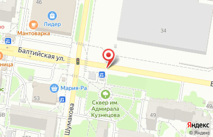 СЕТЕВЯЗАЛЬНАЯ ФАБРИКА "СЕЗУС" на Балтийской улице на карте