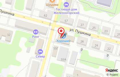 Дискаунтер Хороший в Красноярске на карте