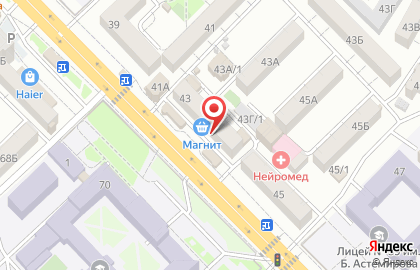 Супермаркет Магнит в Махачкале на карте