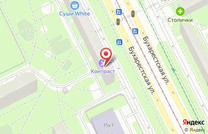 Кафе-кондитерская Север-Метрополь на Бухарестской улице на карте