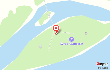 Туристическая база Зелёный остров на карте