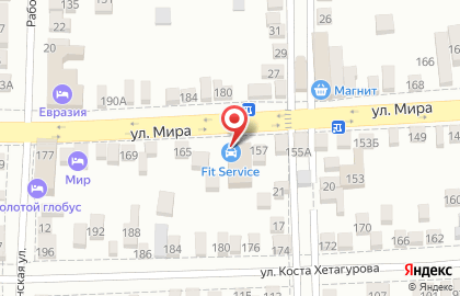Автосервис FIT SERVICE на улице Мира в Пятигорске на карте