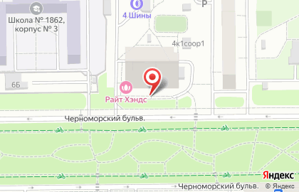 Рост на Черноморском бульваре на карте