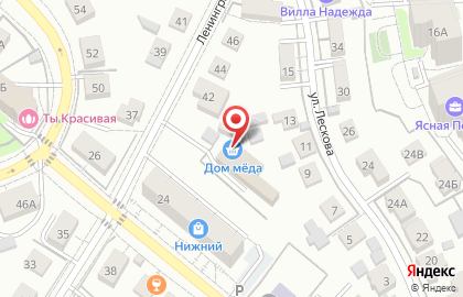 Магазин продуктов пчеловодства и чая Дом Меда в Ленинградском районе на карте