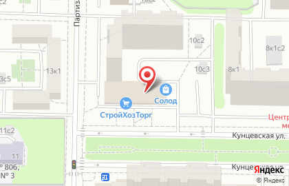 Ремонтная компания Рем Техник на Кунцевской улице на карте