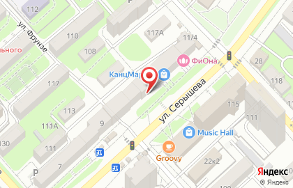 Магазин алкогольной продукции Столица в Кировском районе на карте