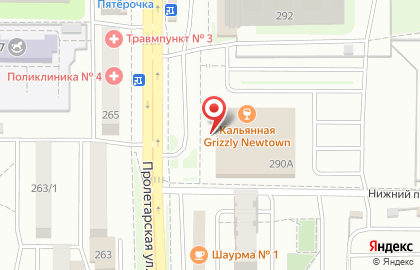 Магазин зоотоваров Любимчик на Пролетарской улице на карте