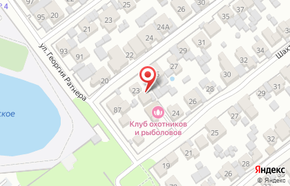 Клуб охотников и рыболовов на карте