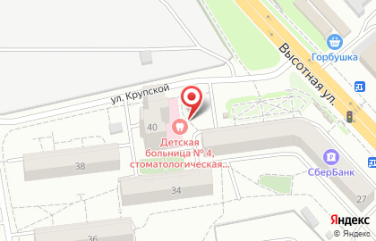 Стоматологическая поликлиника, Красноярская межрайонная детская больница №4 на карте