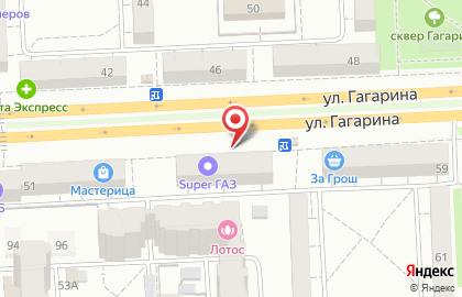 Цвет'ок на улице Гагарина на карте