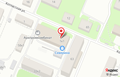 IT-компания Городская компьютерная помощь в Архангельске на карте