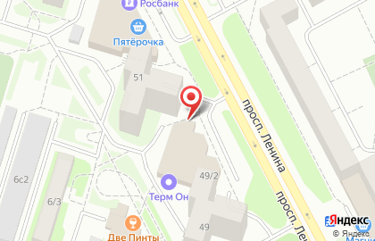 МДМ Банк на проспекте Ленина на карте