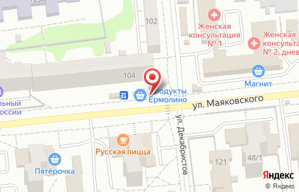Фирменная розничная сеть магазинов Тюкалиночка на улице Декабристов на карте