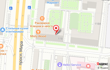 Панинтер на Алексеевской на карте