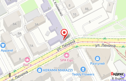 Пермский Музыкальный Колледж в Ленинском районе на карте