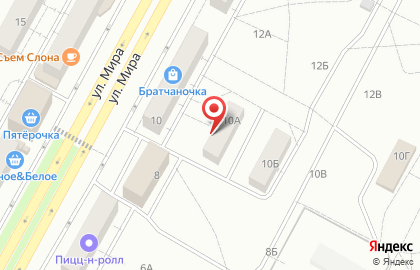 Белый квадрат на карте