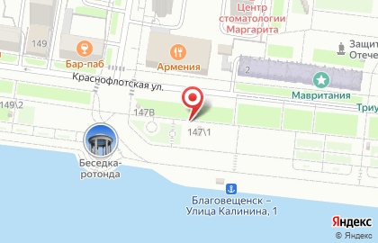 Магазин конфет Sweets на Краснофлотской улице на карте