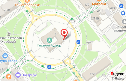 Магазин Салюты в Круглом на площади Ленина на карте