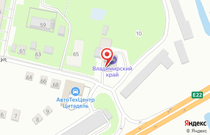 Владимирский край на карте