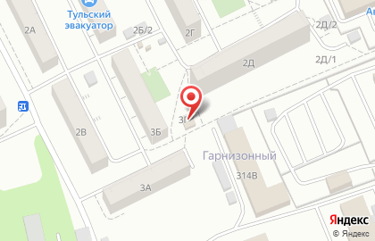 Парикмахерская Комильфо в Зареченском районе на карте