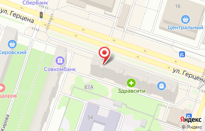 Банкомат Почта Банк в Ярославле на карте