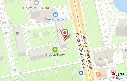 Научно-производственное объединение Вилана в Выборгском районе на карте