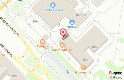 Киоск по продаже колбасных изделий в Набережных Челнах на карте