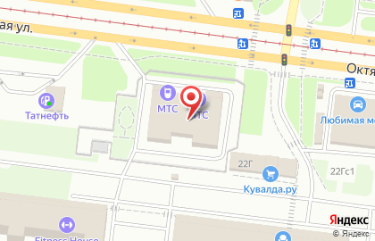 Служба доставки еды Good Food на Октябрьской улице на карте
