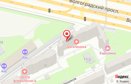 Апартаменты Текстильщики на карте