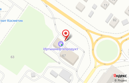 Иртышнефтепродукт на Объездной улице на карте