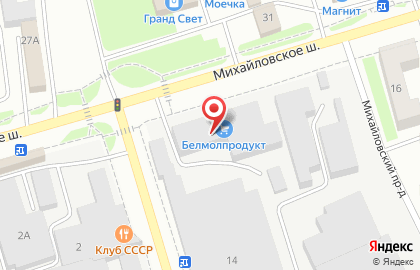 Банкомат Промсвязьбанк на Михайловском шоссе на карте