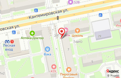 Магазин Папироска.рф на Парголовской улице на карте