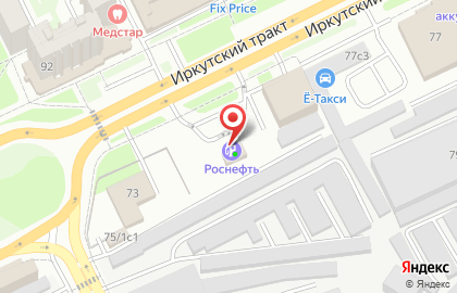Роснефть в Томске на карте