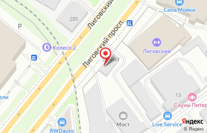 Автосалон РОЛЬФ Витебский Экспресс на Лиговском проспекте на карте