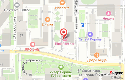 Центр красоты и здоровья Розовая Пантера на Домбайской улице на карте